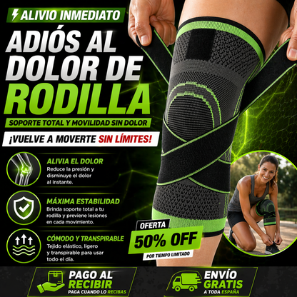 Rodillera Compresiva Ajustable – Máxima Protección y Comodidad para Deporte