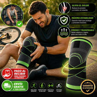 Rodillera Compresiva Ajustable – Máxima Protección y Comodidad para Deporte