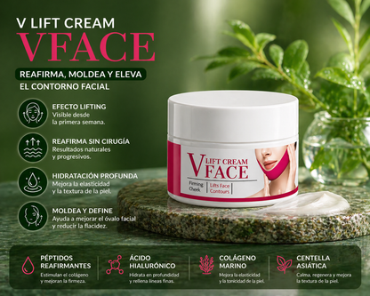 Crema Facial V-Lift – Reafirma, Moldea y Eleva el Contorno Facial